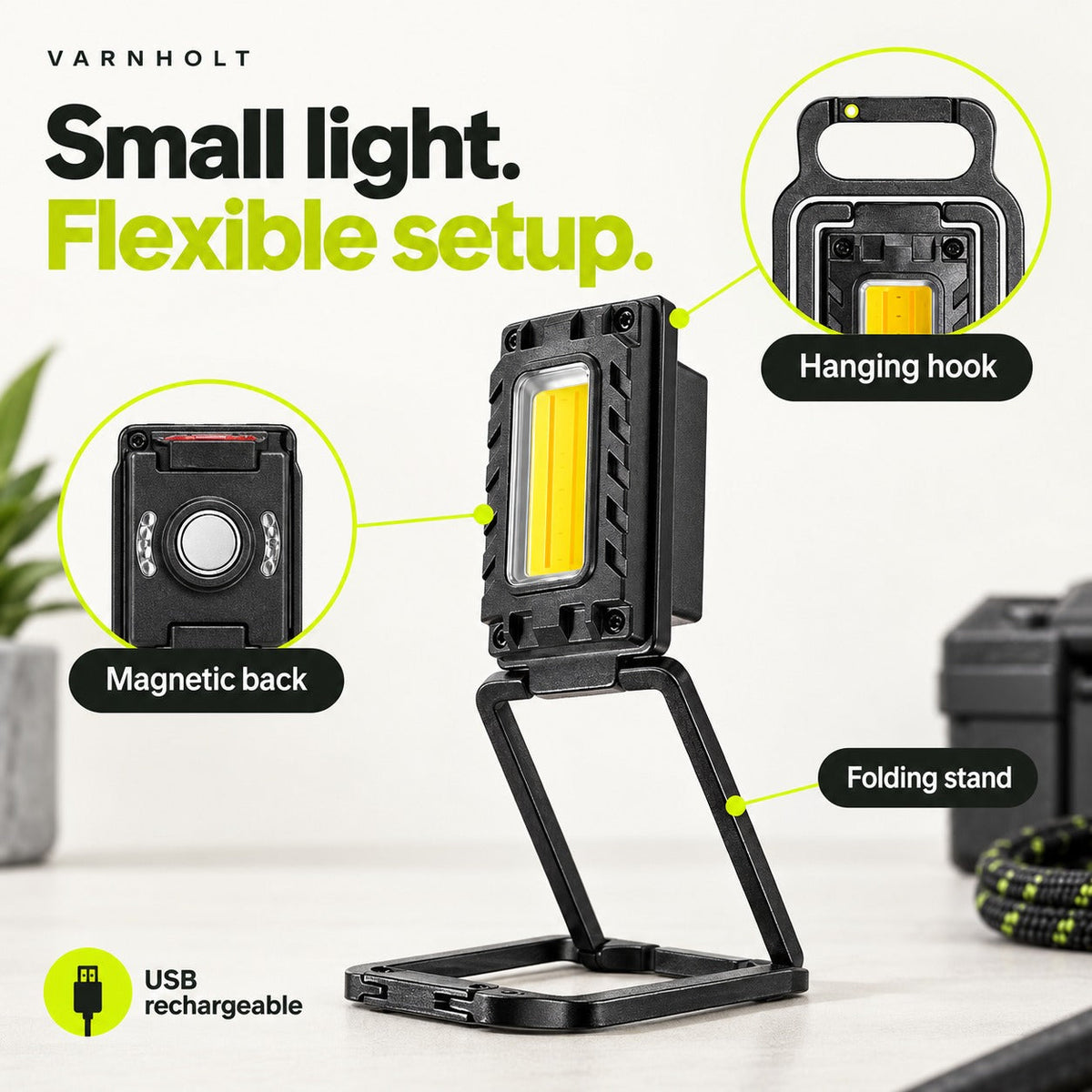 Varnholt Magnetic Work Light